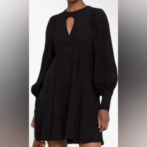 Zimmermann Black Keyhole Dress - Picture 1 of 7